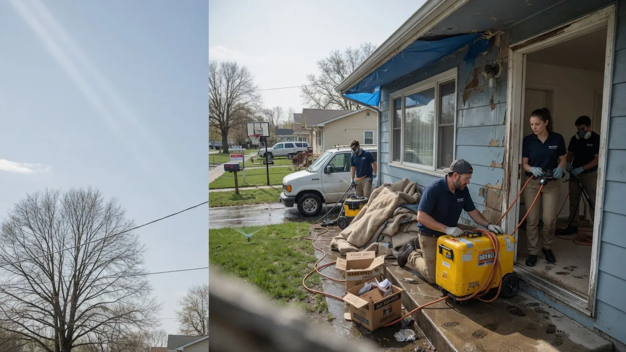 Basement Flood Cleanup in Hebron, OH near me